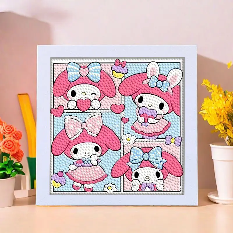 Star People Diamond Painting DIY Handmade Material Package Kidsren's Cartoon Cute Educational Decorative Ornaments with Photo Frame