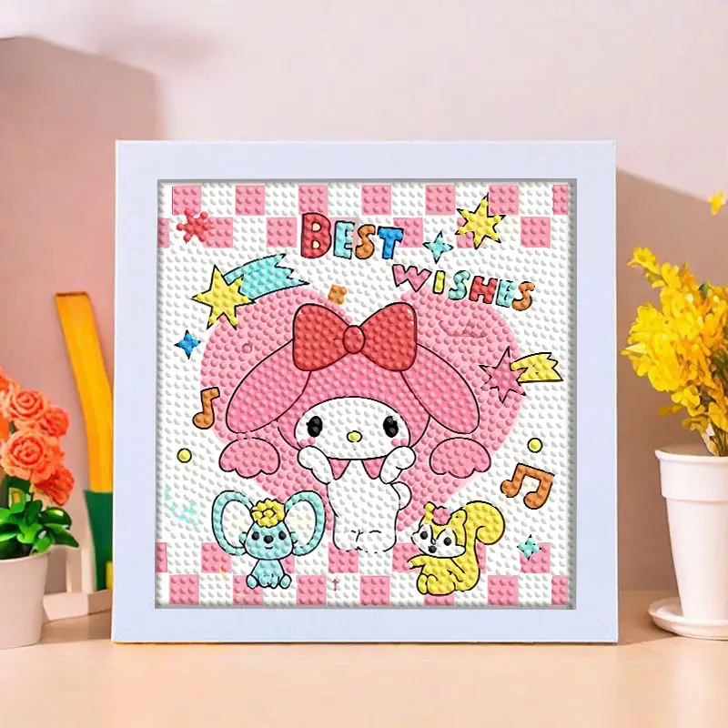 Star People Diamond Painting DIY Handmade Material Package Kidsren's Cartoon Cute Educational Decorative Ornaments with Photo Frame