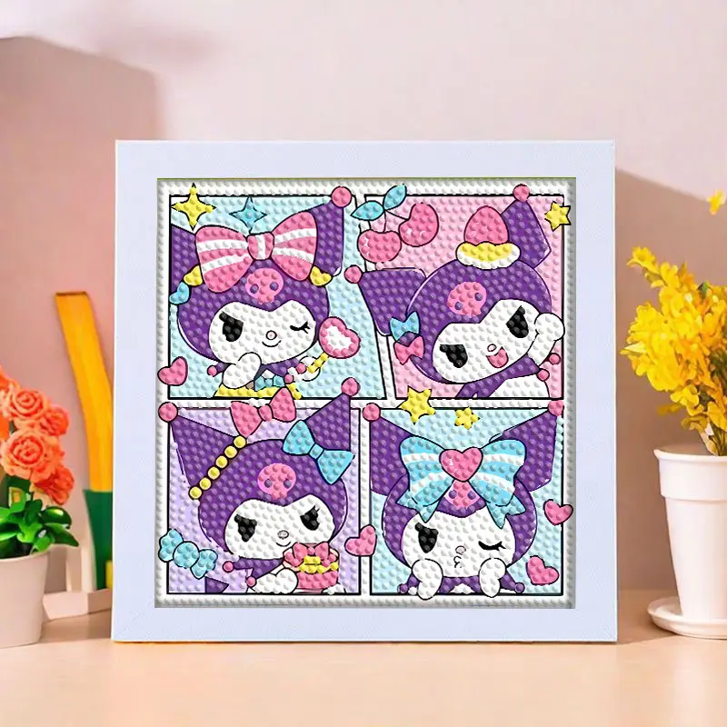 Star People Diamond Painting DIY Handmade Material Package Kidsren's Cartoon Cute Educational Decorative Ornaments with Photo Frame