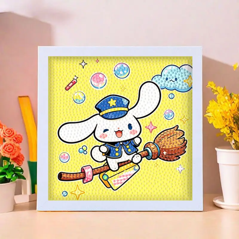 Star People Diamond Painting DIY Handmade Material Package Kidsren's Cartoon Cute Educational Decorative Ornaments with Photo Frame