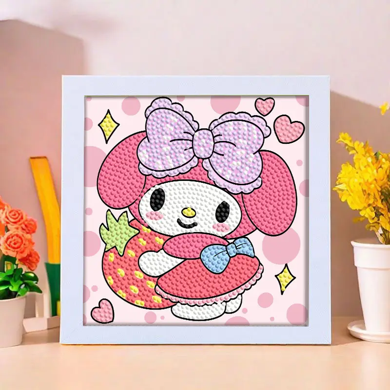 Star People Diamond Painting DIY Handmade Material Package Kidsren's Cartoon Cute Educational Decorative Ornaments with Photo Frame