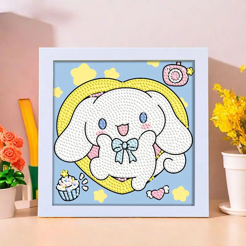 Star People Diamond Painting DIY Handmade Material Package Kidsren's Cartoon Cute Educational Decorative Ornaments with Photo Frame
