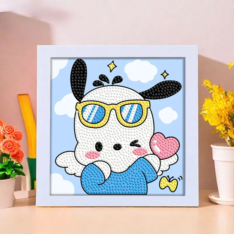 Star People Diamond Painting DIY Handmade Material Package Kidsren's Cartoon Cute Educational Decorative Ornaments with Photo Frame