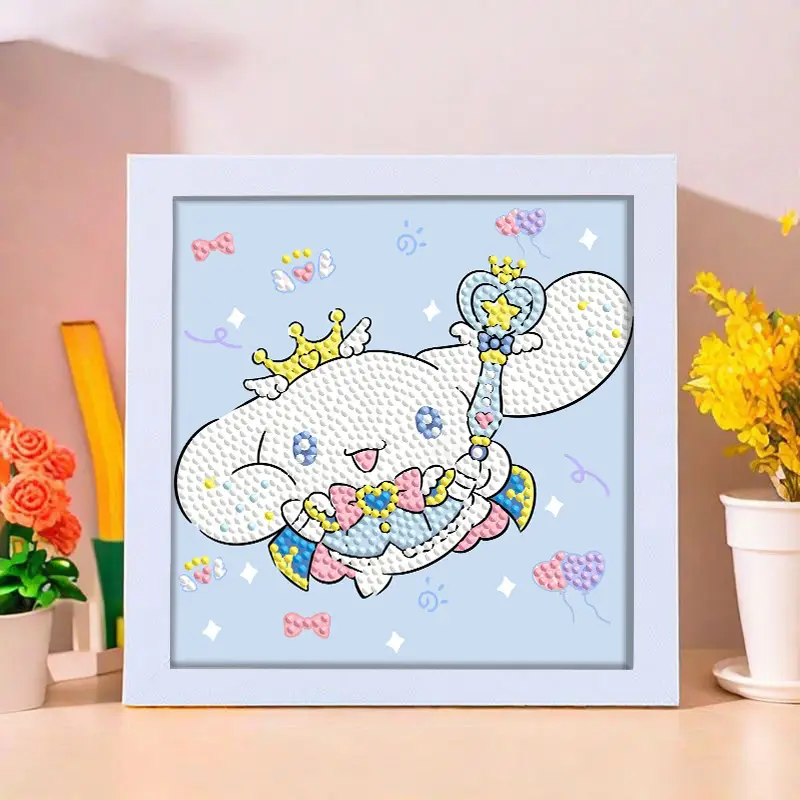Star People Diamond Painting DIY Handmade Material Package Kidsren's Cartoon Cute Educational Decorative Ornaments with Photo Frame