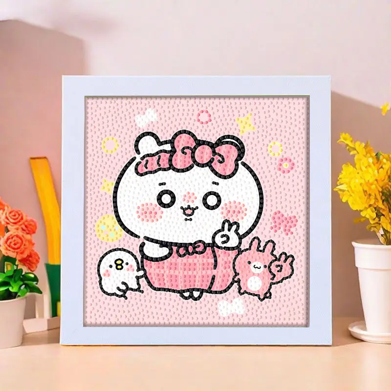 Star People Diamond Painting DIY Handmade Material Package Kidsren's Cartoon Cute Educational Decorative Ornaments with Photo Frame