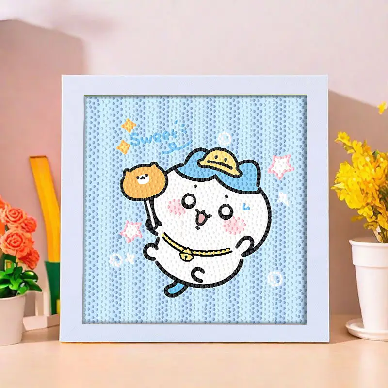 Star People Diamond Painting DIY Handmade Material Package Kidsren's Cartoon Cute Educational Decorative Ornaments with Photo Frame