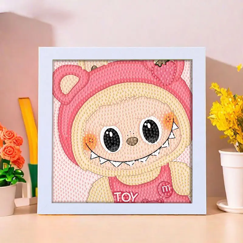 Star People Diamond Painting DIY Handmade Material Package Kidsren's Cartoon Cute Educational Decorative Ornaments with Photo Frame