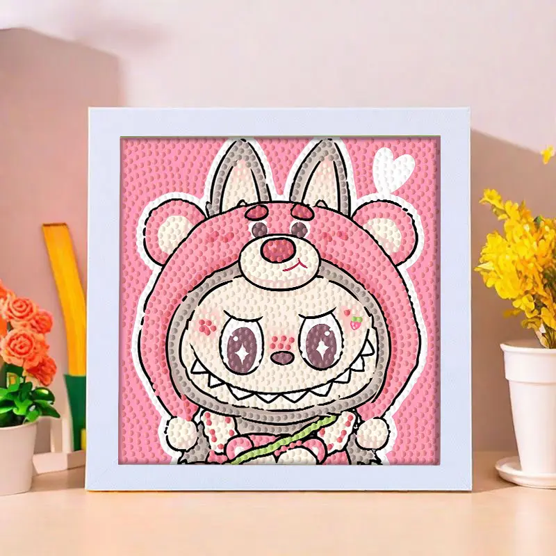 Star People Diamond Painting DIY Handmade Material Package Kidsren's Cartoon Cute Educational Decorative Ornaments with Photo Frame