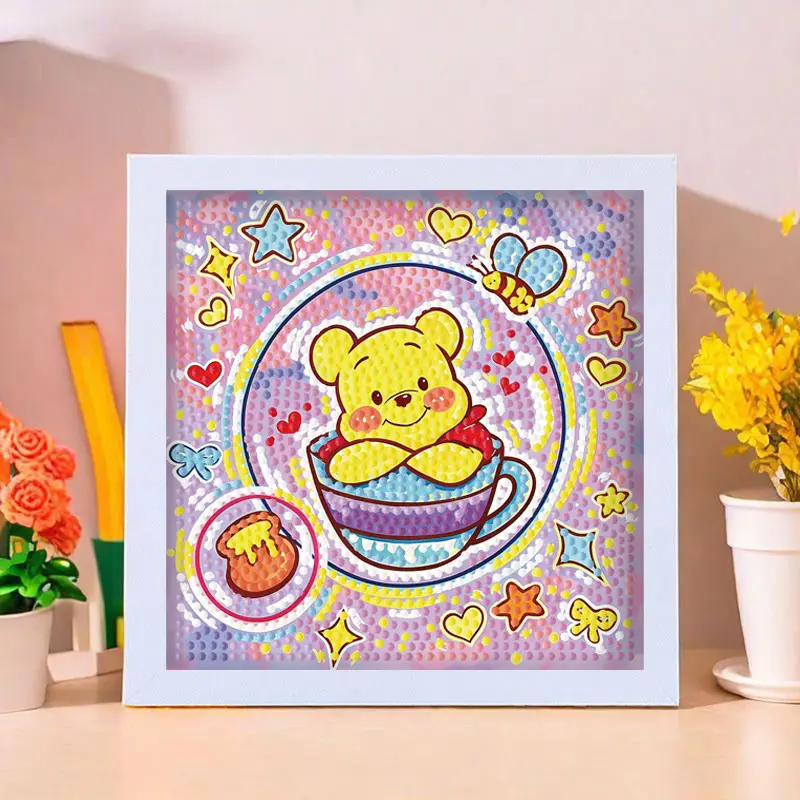 Star People Diamond Painting DIY Handmade Material Package Kidsren's Cartoon Cute Educational Decorative Ornaments with Photo Frame
