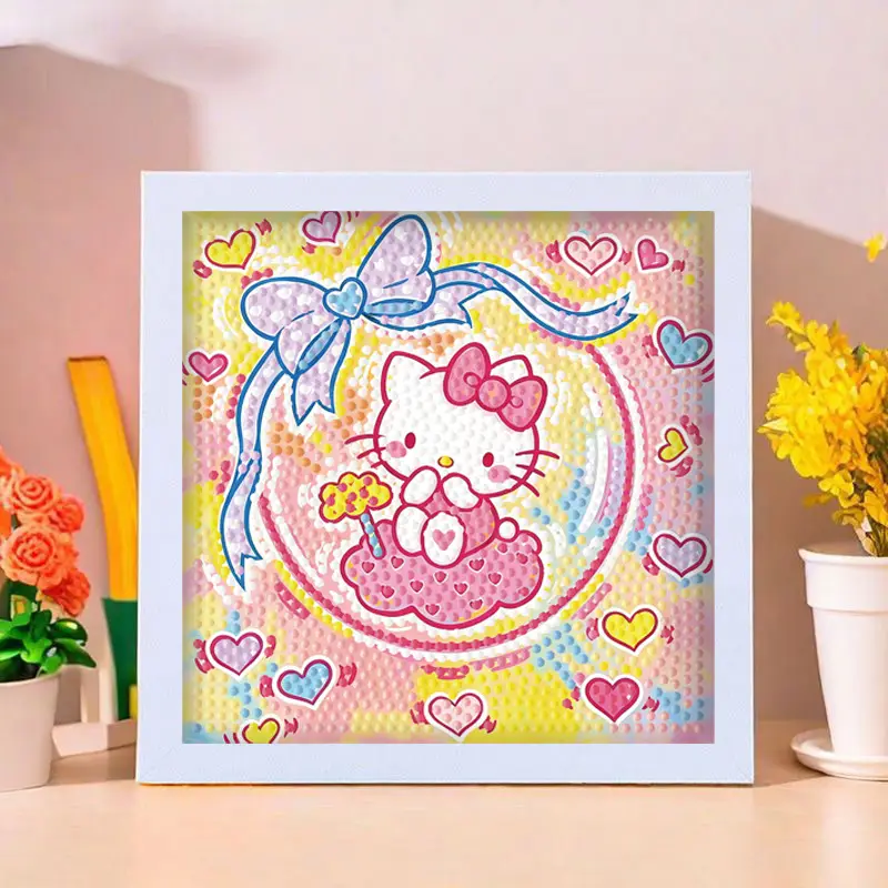 Star People Diamond Painting DIY Handmade Material Package Kidsren's Cartoon Cute Educational Decorative Ornaments with Photo Frame
