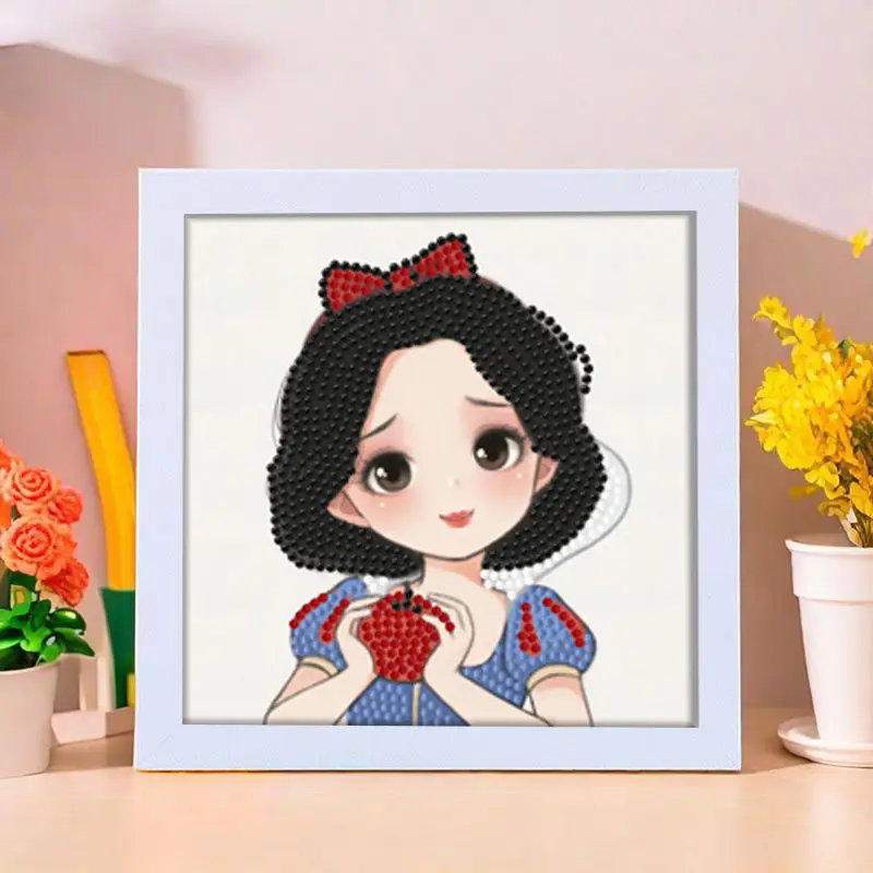 Star People Diamond Painting DIY Handmade Material Package Kidsren's Cartoon Cute Educational Decorative Ornaments with Photo Frame