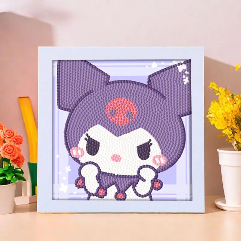 Star People Diamond Painting DIY Handmade Material Package Kidsren's Cartoon Cute Educational Decorative Ornaments with Photo Frame