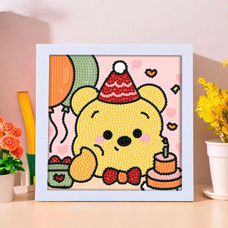 Star People Diamond Painting DIY Handmade Material Package Kidsren's Cartoon Cute Educational Decorative Ornaments with Photo Frame