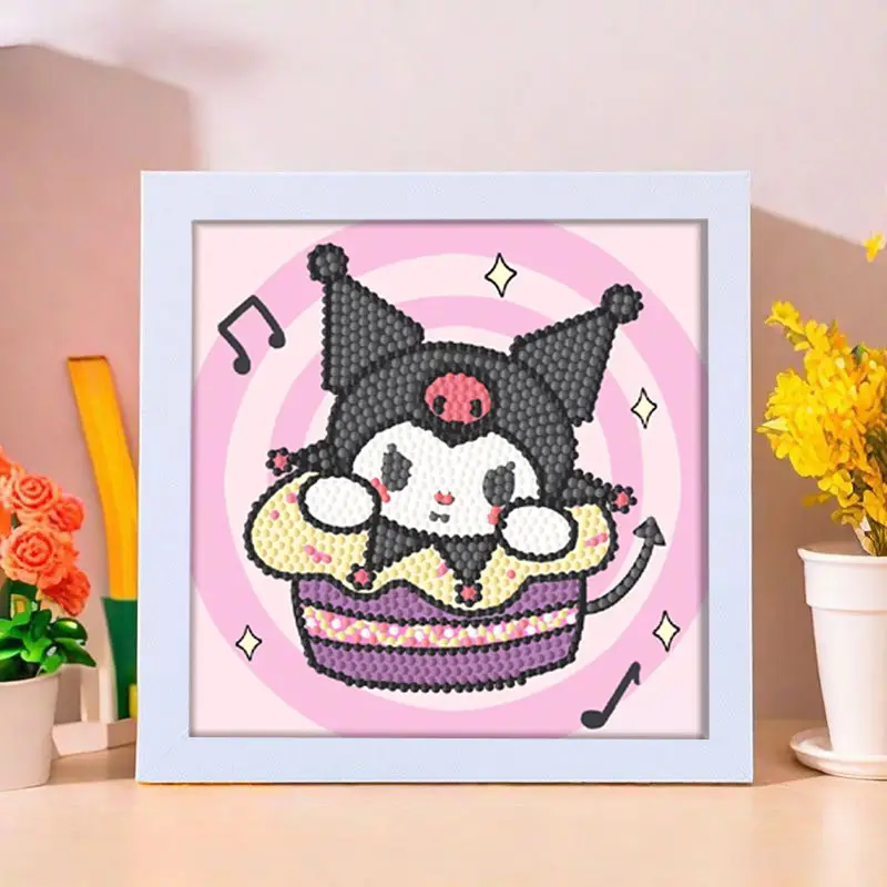 Star People Diamond Painting DIY Handmade Material Package Kidsren's Cartoon Cute Educational Decorative Ornaments with Photo Frame