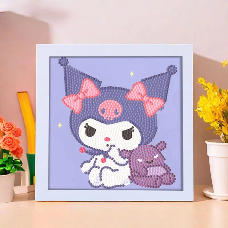 Star People Diamond Painting DIY Handmade Material Package Kidsren's Cartoon Cute Educational Decorative Ornaments with Photo Frame