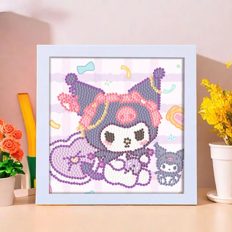 Star People Diamond Painting DIY Handmade Material Package Kidsren's Cartoon Cute Educational Decorative Ornaments with Photo Frame
