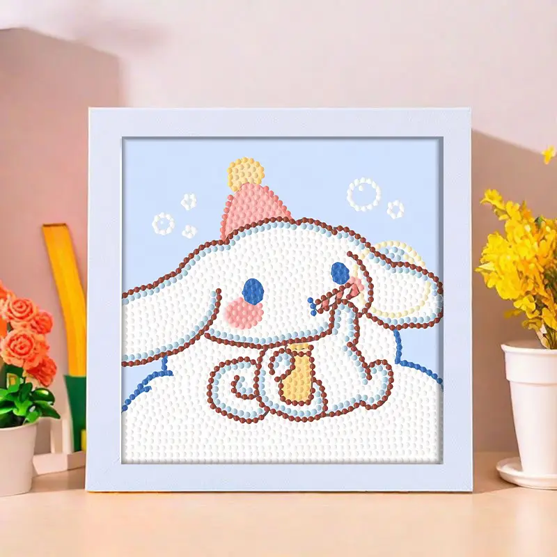 Star People Diamond Painting DIY Handmade Material Package Kidsren's Cartoon Cute Educational Decorative Ornaments with Photo Frame