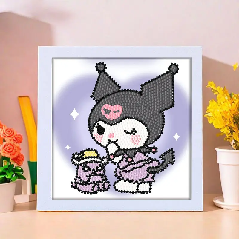 Star People Diamond Painting DIY Handmade Material Package Kidsren's Cartoon Cute Educational Decorative Ornaments with Photo Frame