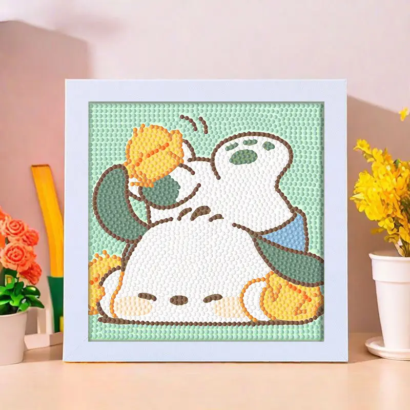 Star People Diamond Painting DIY Handmade Material Package Kidsren's Cartoon Cute Educational Decorative Ornaments with Photo Frame