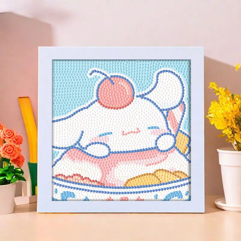 Star People Diamond Painting DIY Handmade Material Package Kidsren's Cartoon Cute Educational Decorative Ornaments with Photo Frame