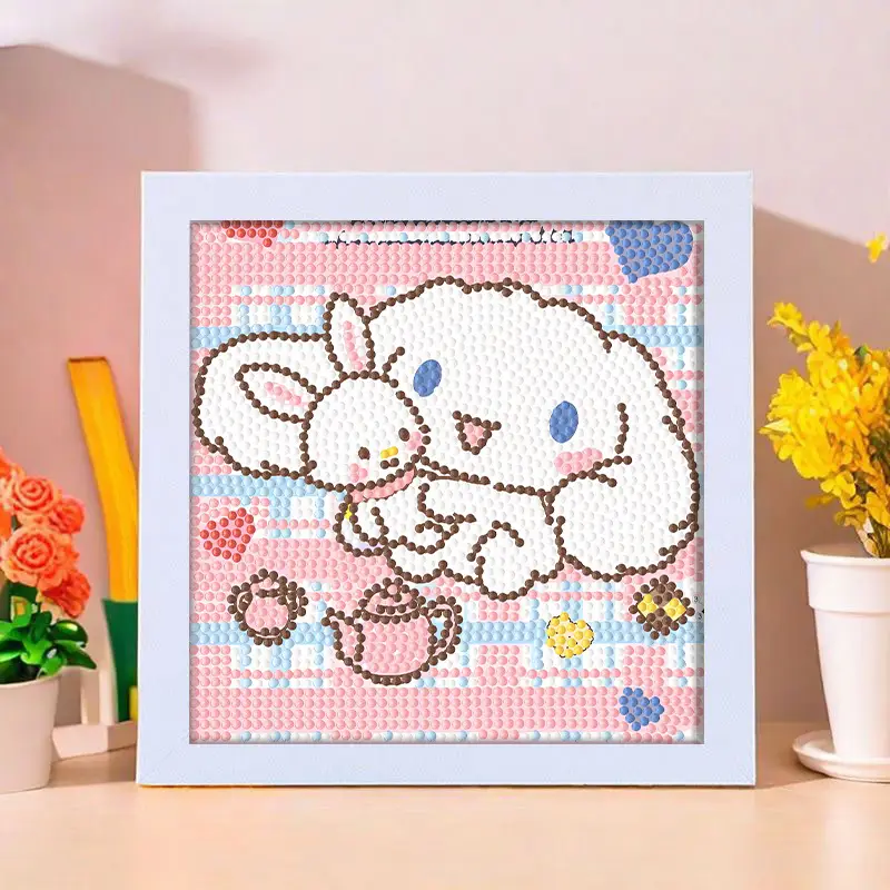 Star People Diamond Painting DIY Handmade Material Package Kidsren's Cartoon Cute Educational Decorative Ornaments with Photo Frame