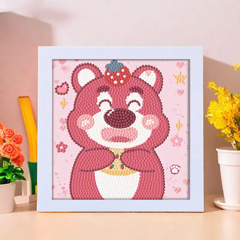 Star People Diamond Painting DIY Handmade Material Package Kidsren's Cartoon Cute Educational Decorative Ornaments with Photo Frame