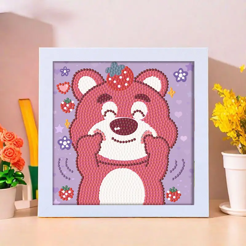 Star People Diamond Painting DIY Handmade Material Package Kidsren's Cartoon Cute Educational Decorative Ornaments with Photo Frame