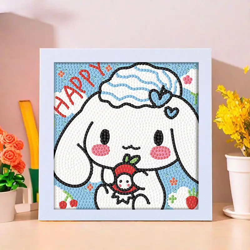 Star People Diamond Painting DIY Handmade Material Package Kidsren's Cartoon Cute Educational Decorative Ornaments with Photo Frame