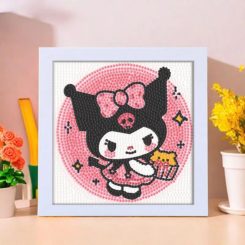 Star People Diamond Painting DIY Handmade Material Package Kidsren's Cartoon Cute Educational Decorative Ornaments with Photo Frame