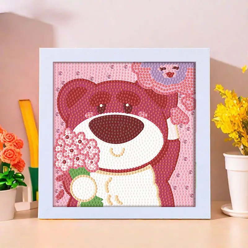 Star People Diamond Painting DIY Handmade Material Package Kidsren's Cartoon Cute Educational Decorative Ornaments with Photo Frame