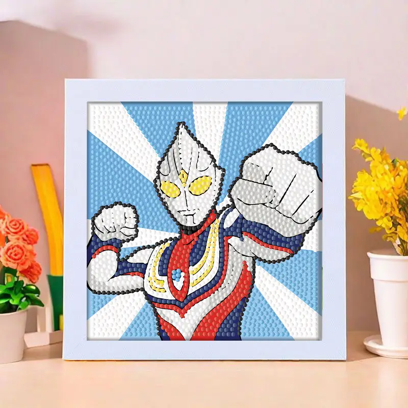 Star People Diamond Painting DIY Handmade Material Package Kidsren's Cartoon Cute Educational Decorative Ornaments with Photo Frame