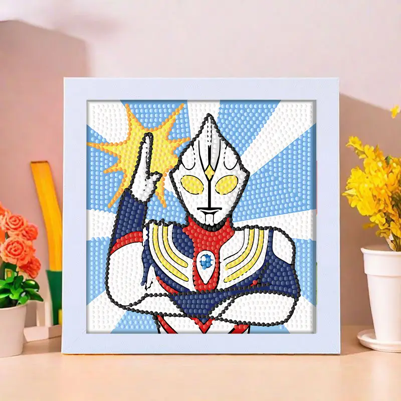 Star People Diamond Painting DIY Handmade Material Package Kidsren's Cartoon Cute Educational Decorative Ornaments with Photo Frame