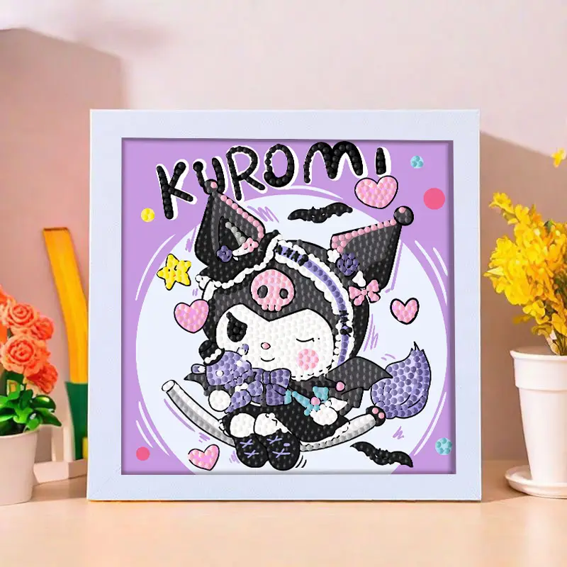 Star People Diamond Painting DIY Handmade Material Package Kidsren's Cartoon Cute Educational Decorative Ornaments with Photo Frame