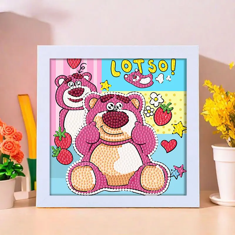 Star People Diamond Painting DIY Handmade Material Package Kidsren's Cartoon Cute Educational Decorative Ornaments with Photo Frame