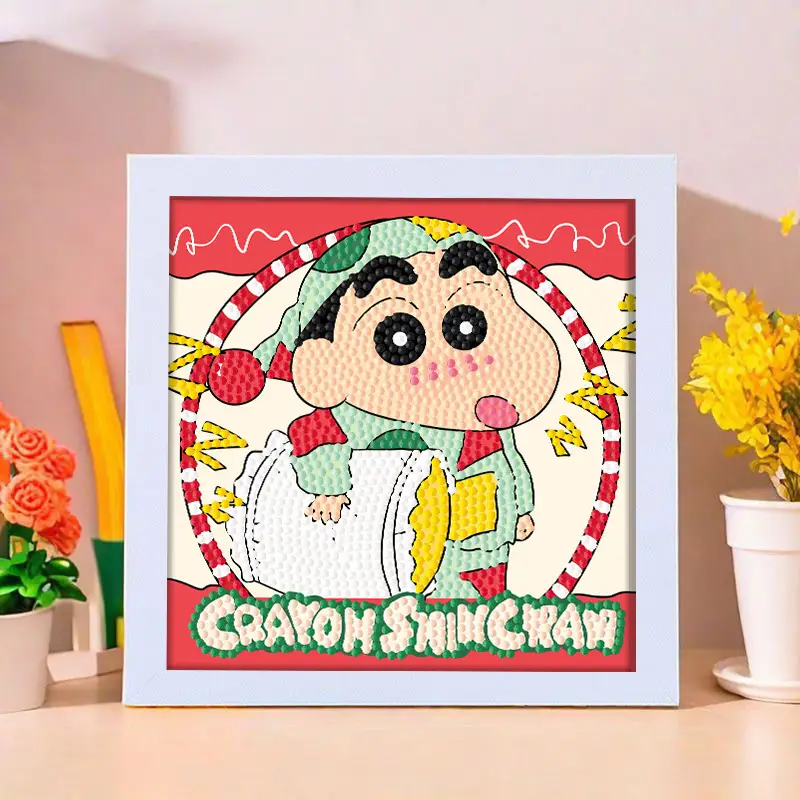 Star People Diamond Painting DIY Handmade Material Package Kidsren's Cartoon Cute Educational Decorative Ornaments with Photo Frame