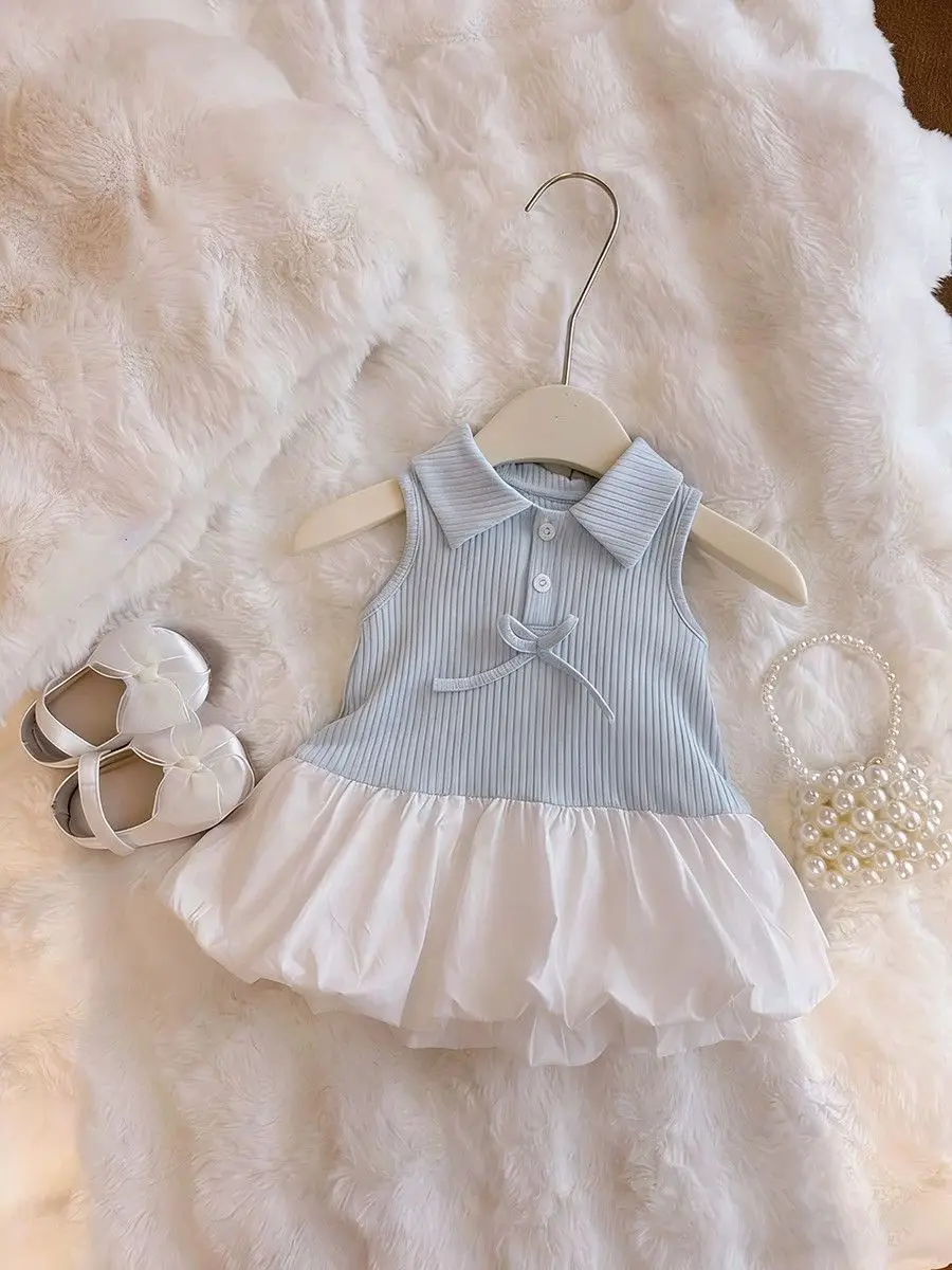 Girls' Toddler Academy Summer Tutu Skirt 2026 New Cute Romper Dress Baby Sweet Flower Bud Skirt — feature 14