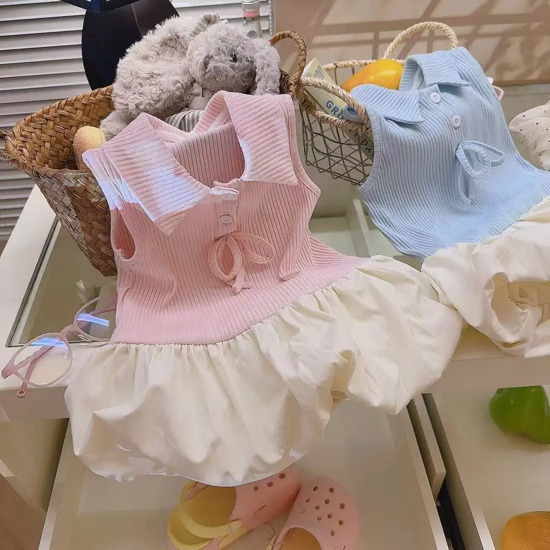 Girls' Toddler Academy Summer Tutu Skirt 2026 New Cute Romper Dress Baby Sweet Flower Bud Skirt — feature 3