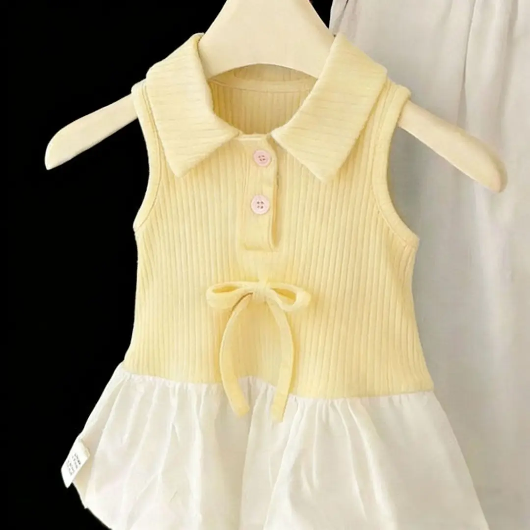 Girls' Toddler Academy Summer Tutu Skirt 2026 New Cute Romper Dress Baby Sweet Flower Bud Skirt - Image 3