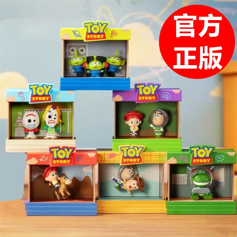 52Toys Toy Story Classic Movie Moments Blind Box Figure Cute Desktop Decoration Light-Up Toy Gift