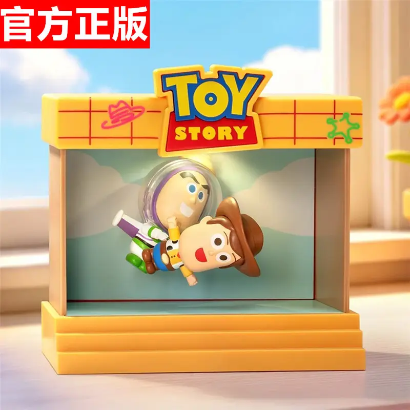 52Toys Toy Story Classic Movie Moments Blind Box Figure Cute Desktop Decoration Light-Up Toy Gift