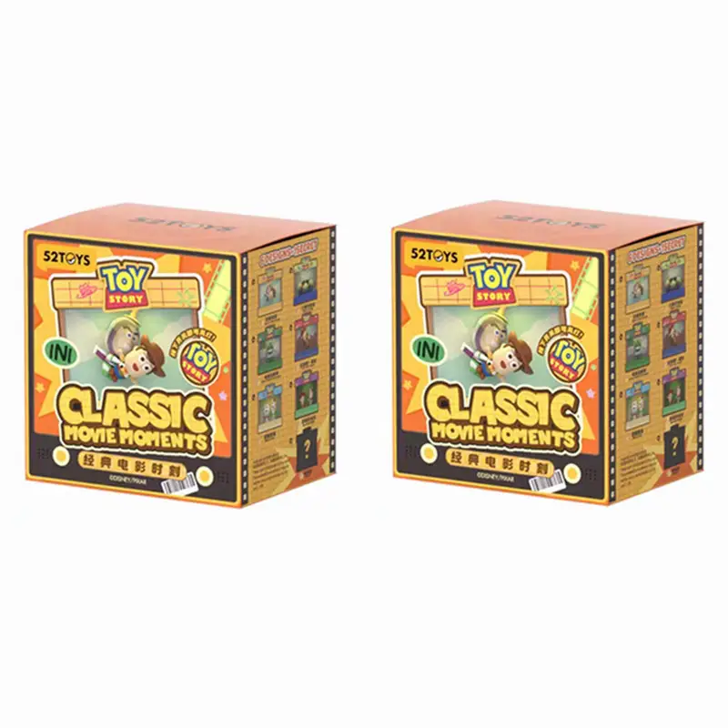 52Toys Toy Story Classic Movie Moments Blind Box Figure Cute Desktop Decoration Light-Up Toy Gift