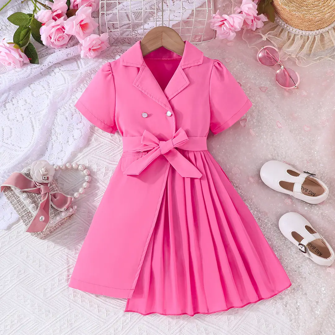 2026 European and American Cross-Border New Fashion Dress with Chiffon Belt, Suit-Style Puff Sleeve Dress Manufacturer — feature 16