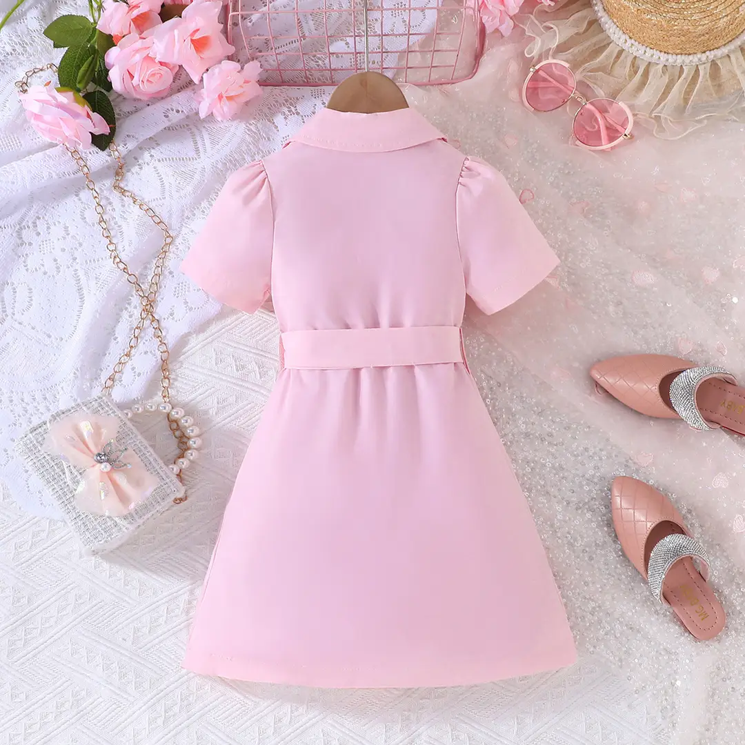 2026 European and American Cross-Border New Fashion Dress with Chiffon Belt, Suit-Style Puff Sleeve Dress Manufacturer — feature 7