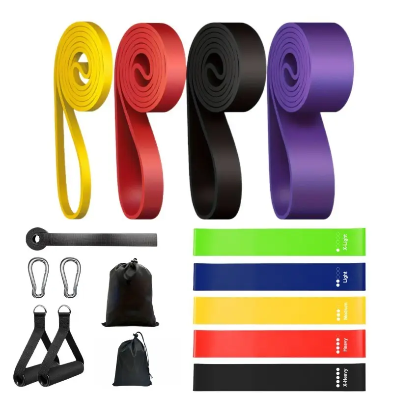 Fitness Resistance Bands for Men, Strength Training Elastic Bands, Pull-Up Assist Bands for Chest Muscle Training