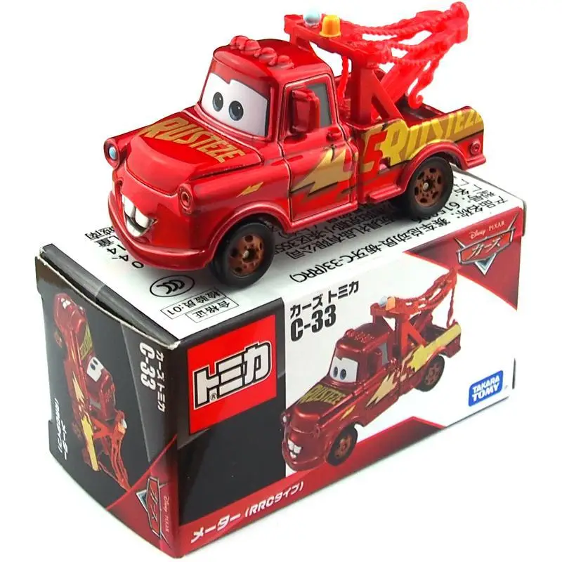 Tomy Tomica Cars Lightning Mcqueen and Uncle Mack Die-Cast Toy Cars Wholesale Alloy Racing Cars