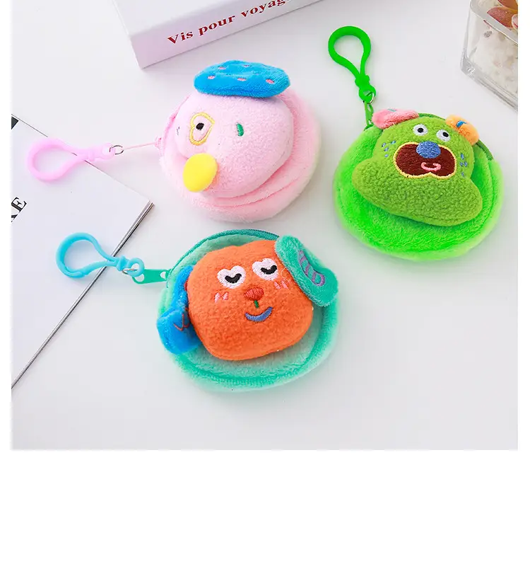 Dopamine Quirky Puppy Coin Purse Key Storage Bag Earphone Case Cute and Quirky Bag Pendant Decoration Handmade Gift — feature 9