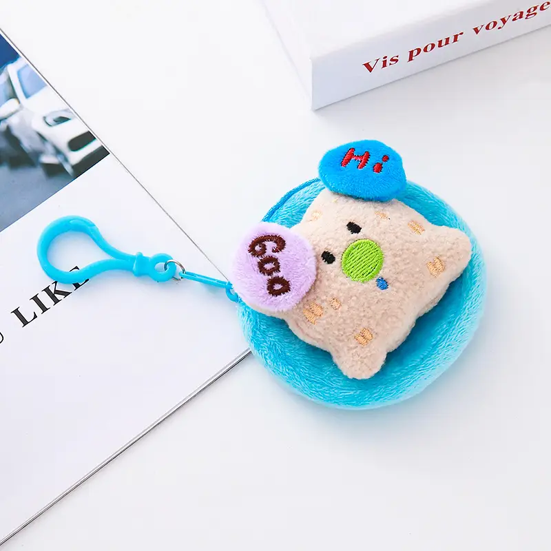 Dopamine Quirky Puppy Coin Purse Key Storage Bag Earphone Case Cute and Quirky Bag Pendant Decoration Handmade Gift