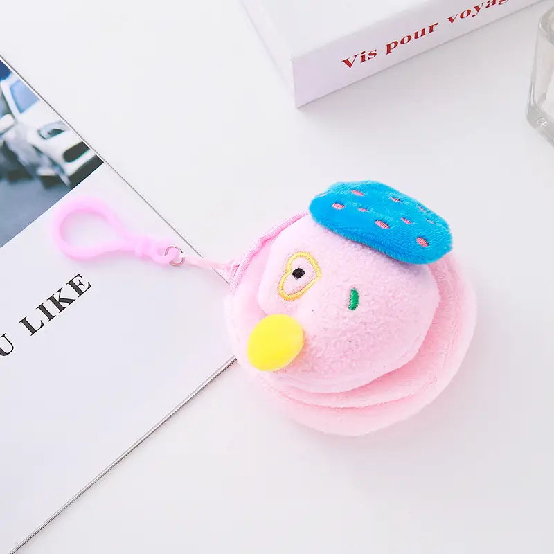 Dopamine Quirky Puppy Coin Purse Key Storage Bag Earphone Case Cute and Quirky Bag Pendant Decoration Handmade Gift