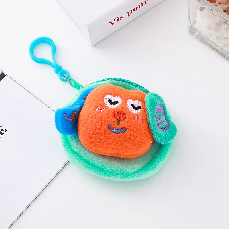 Dopamine Quirky Puppy Coin Purse Key Storage Bag Earphone Case Cute and Quirky Bag Pendant Decoration Handmade Gift