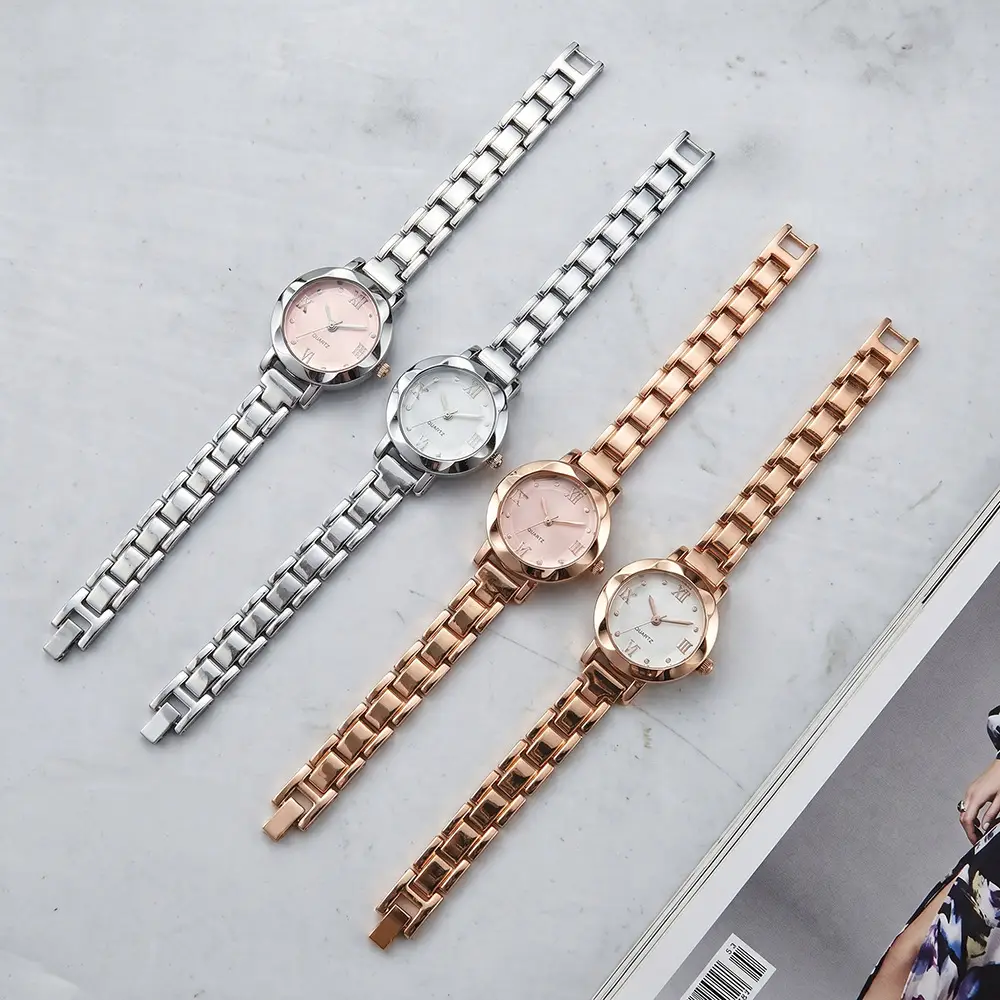 Women's Watches Wholesale Student Quartz Waterproof Stylish Bracelet Steel Band Ins Style Cross-Border Korean Version Female Student Watch